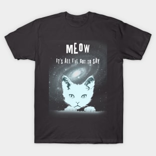 Meow..it's all I've got to say. T-Shirt